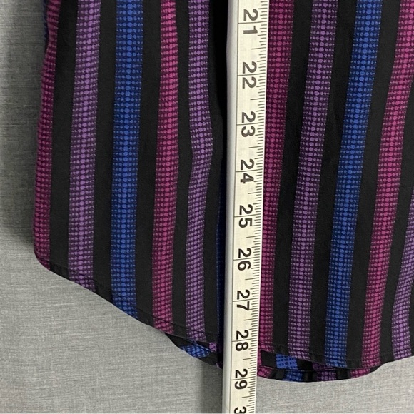 Robert Graham Classic Fit Shirt Mens XL Cotton Button Down Contrast Collar Cuffs - Picture 12 of 12